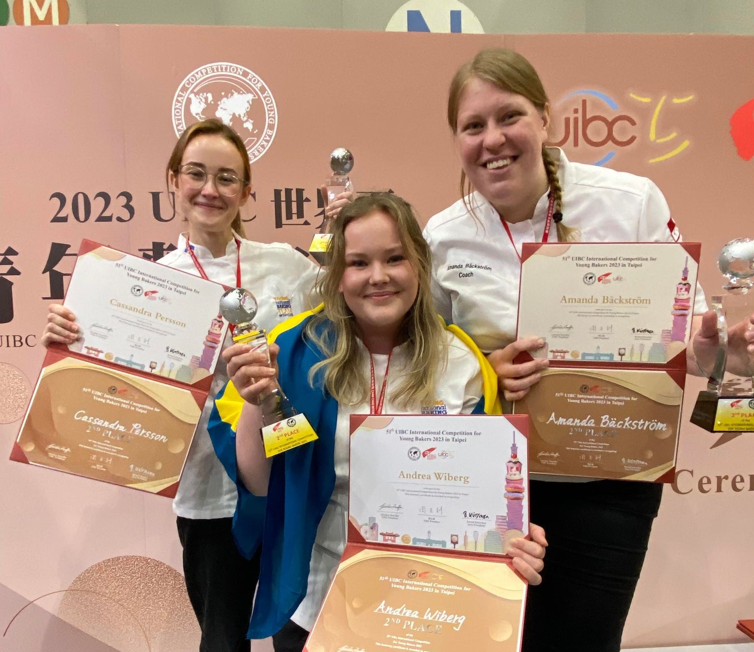 Svenska Juniorbagarlandslaget har vunnit silver i VM för Unga Bagare som avgjordes i Taipei, Taiwan